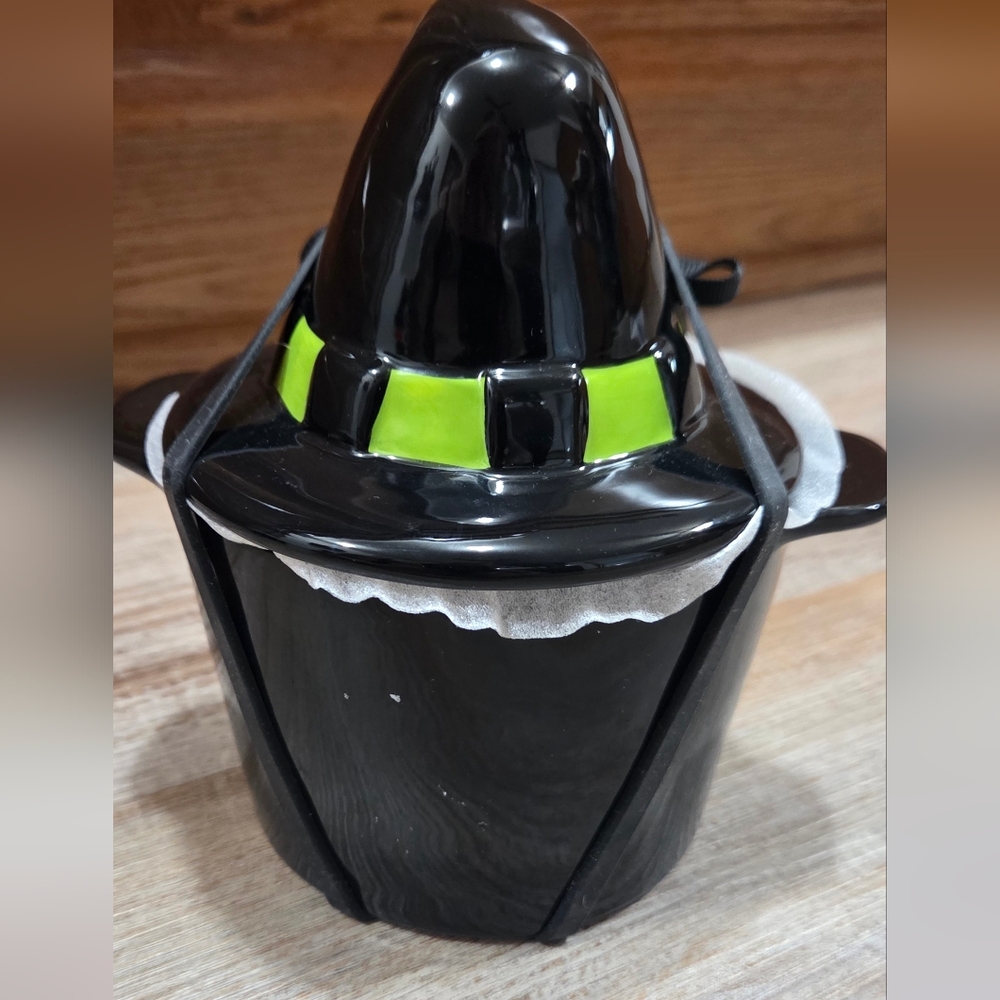 Rae Dunn Black Witch's Brew Baking Dish With Lid - Picture 3 of 3